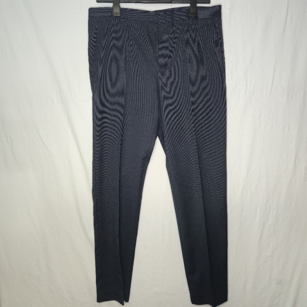 Perry Ellis Men's Black Slim Fit Stretch Dress Pants Size 34 X 32
